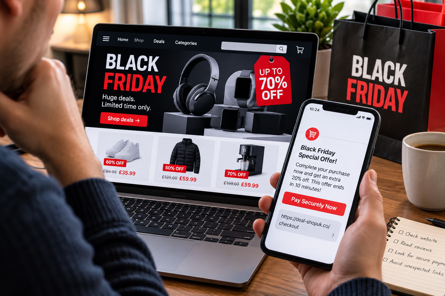 How Black Friday Shopping Scams Trick UK Buyers